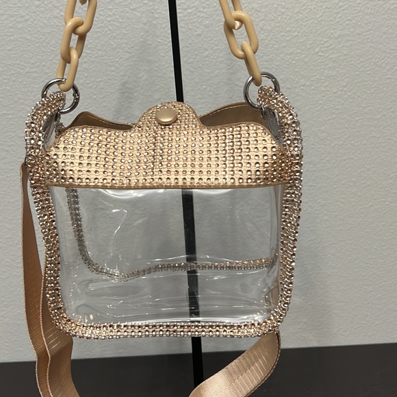 Handbags - NWT Clear Bling Bling Concert/Event Bag